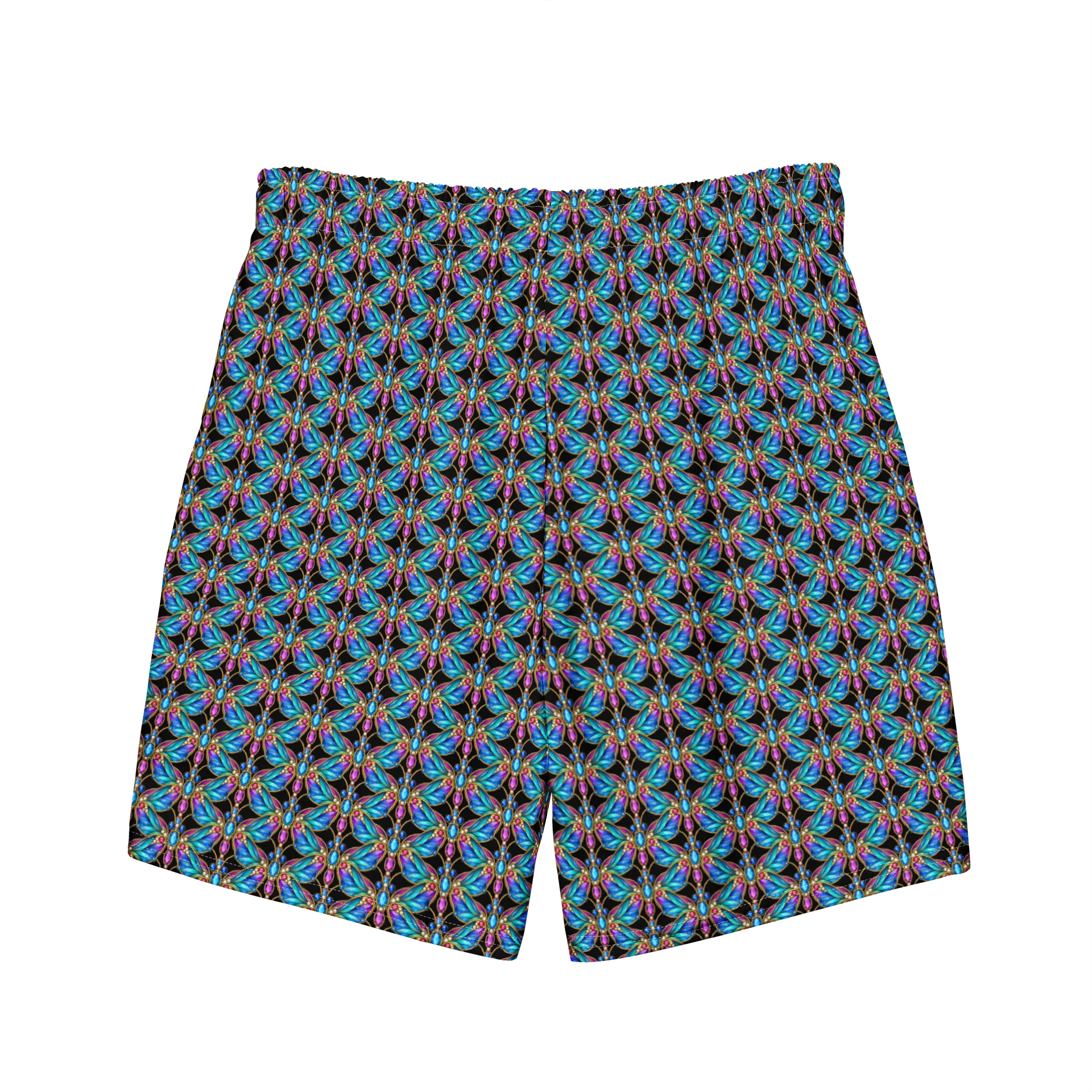 Dragonfly All-Over Print Swim Trunks product image (7)