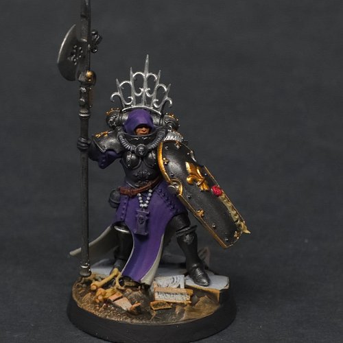Another Sister complete. Just a rank and file, but I am happy. each model I have learned something new.

#warhammerpainting #...