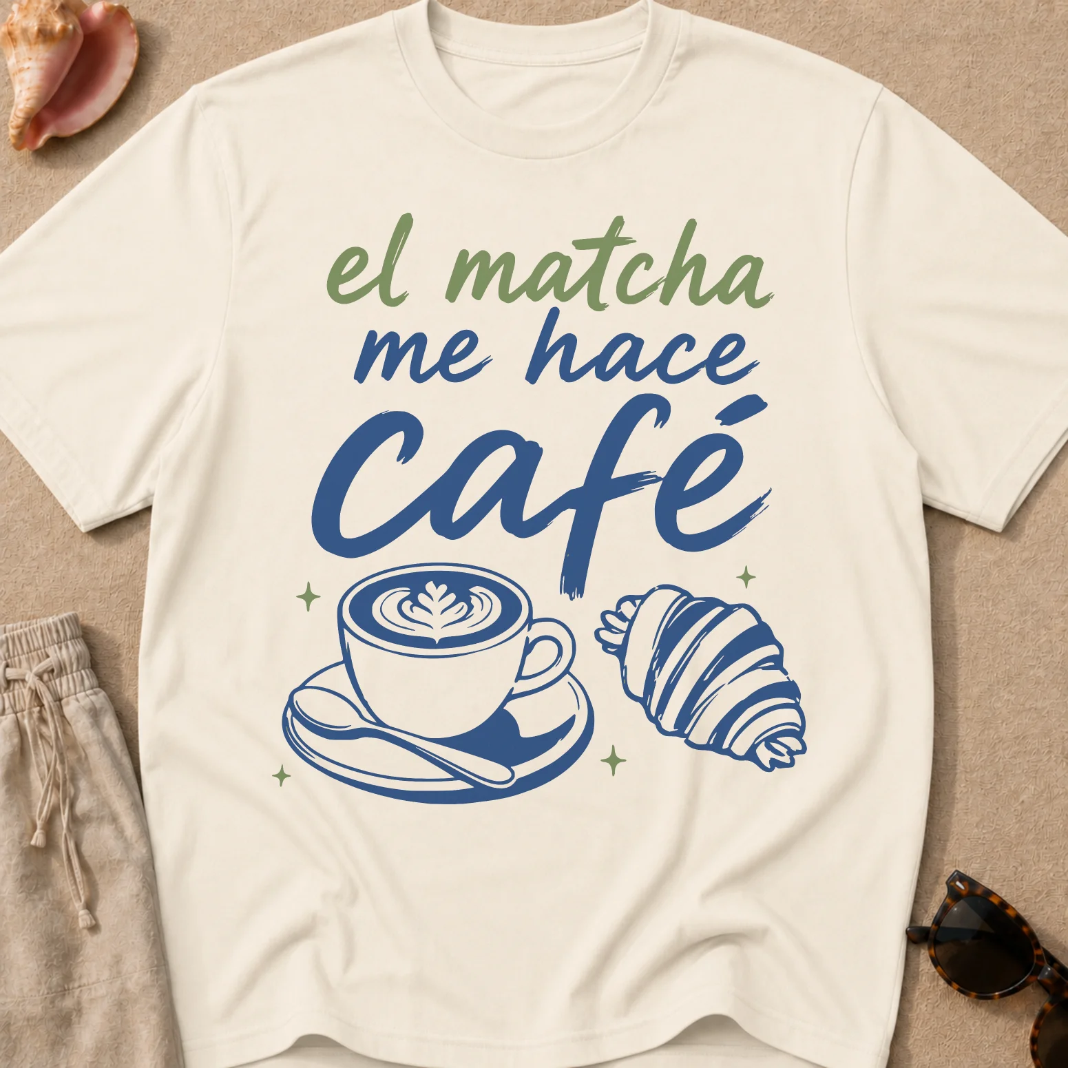 El Matcha Me Hace Café Camiseta Unisex product image (1)