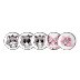 Whimsical Komo Button Pins Set
