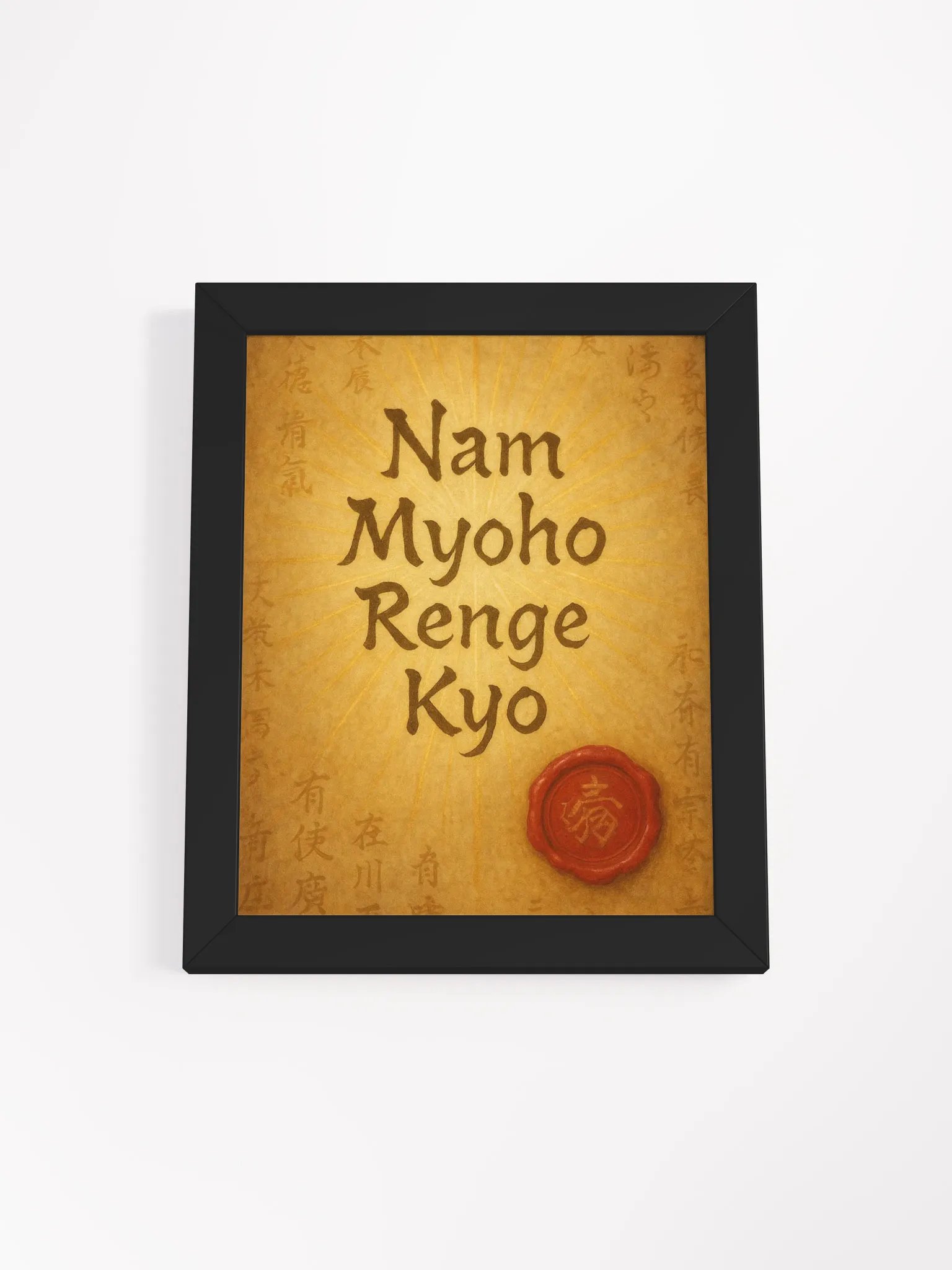 Nam Myoho Renge Kyo Framed Poster product image (1)