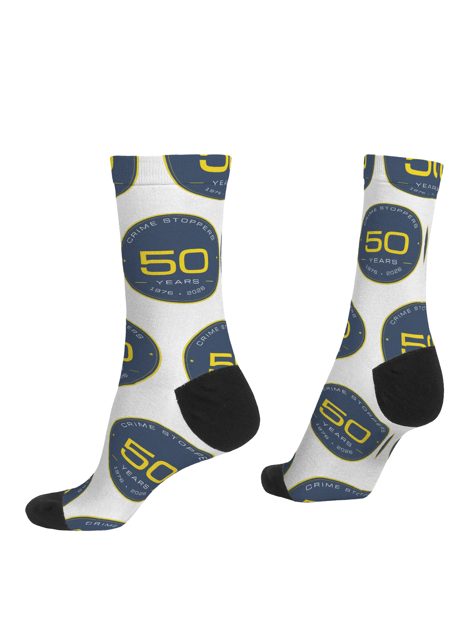 Crime Stoppers 50th Anniversary Crew Socks product image (4)