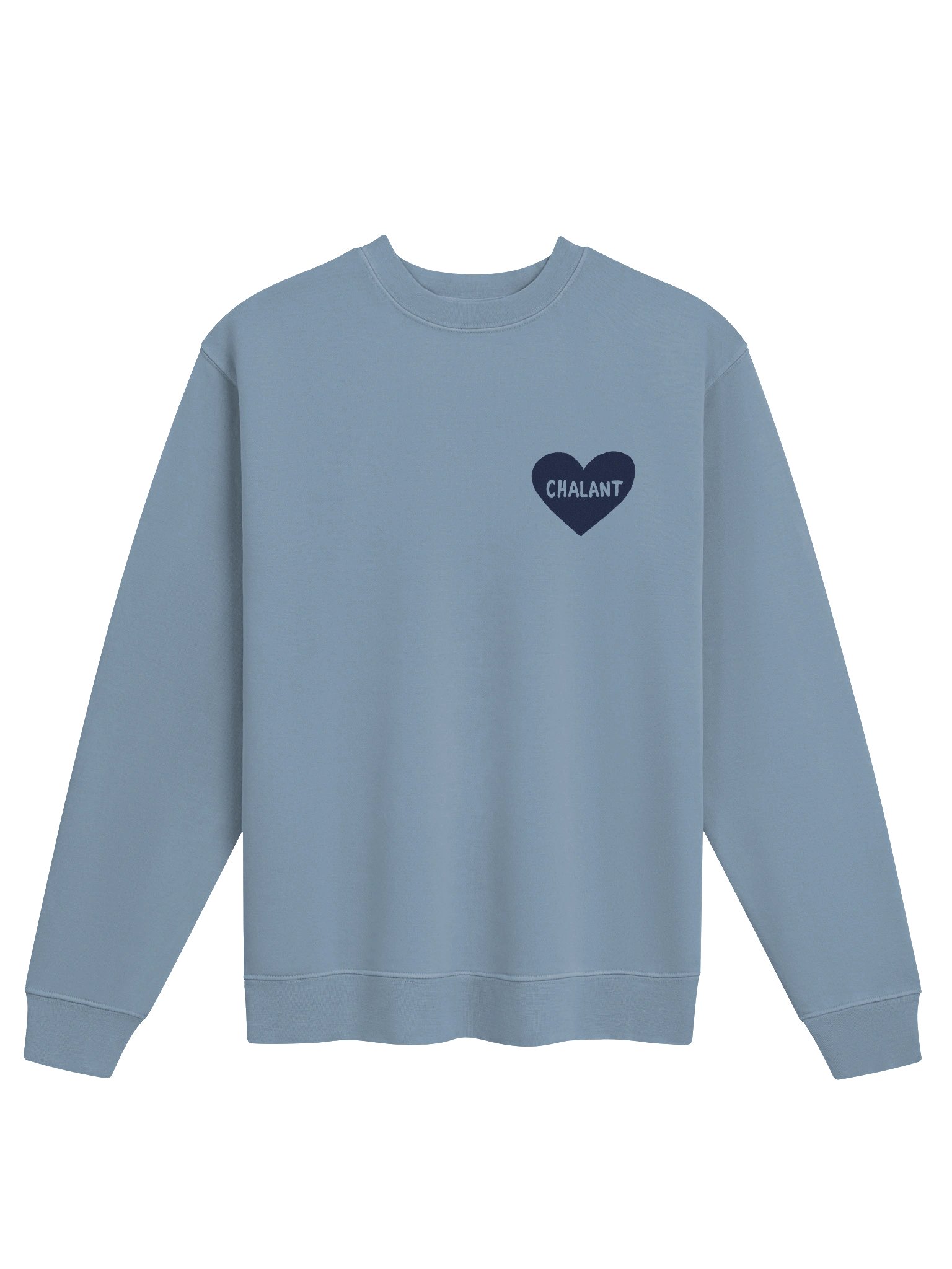 < CHALANT 3 variant #182a2f pigment dyed crewneck product image (1)