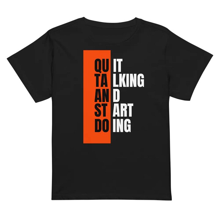Quit Talking High-Waisted Tee product image (2)