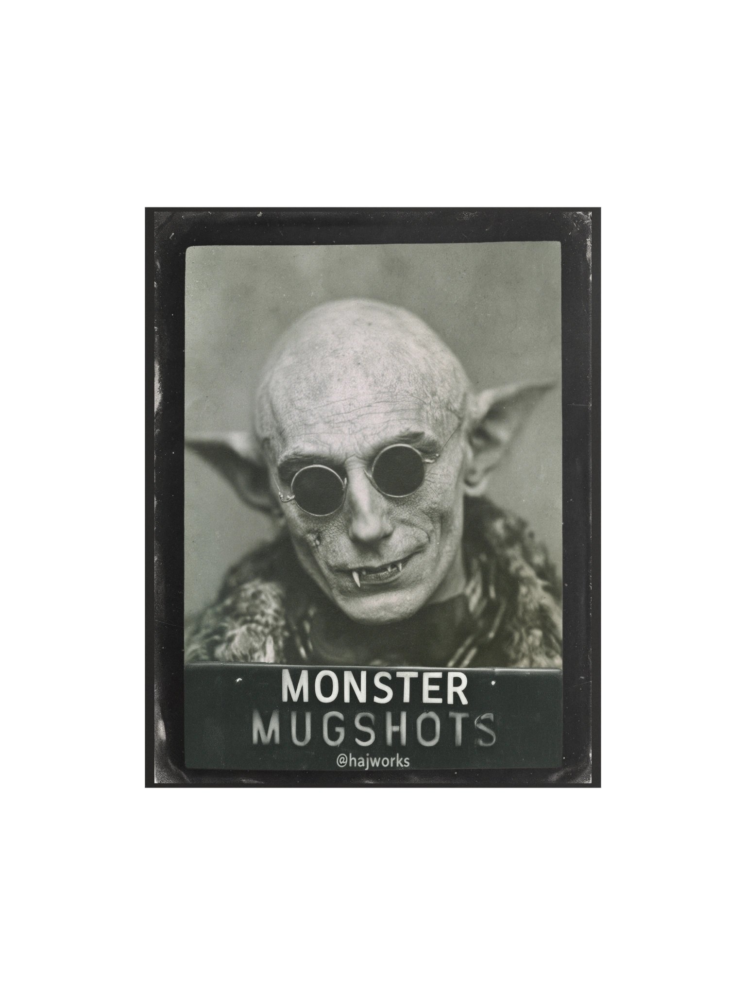 Monster Mugshots No. 002 — Matte Art Print product image (1)