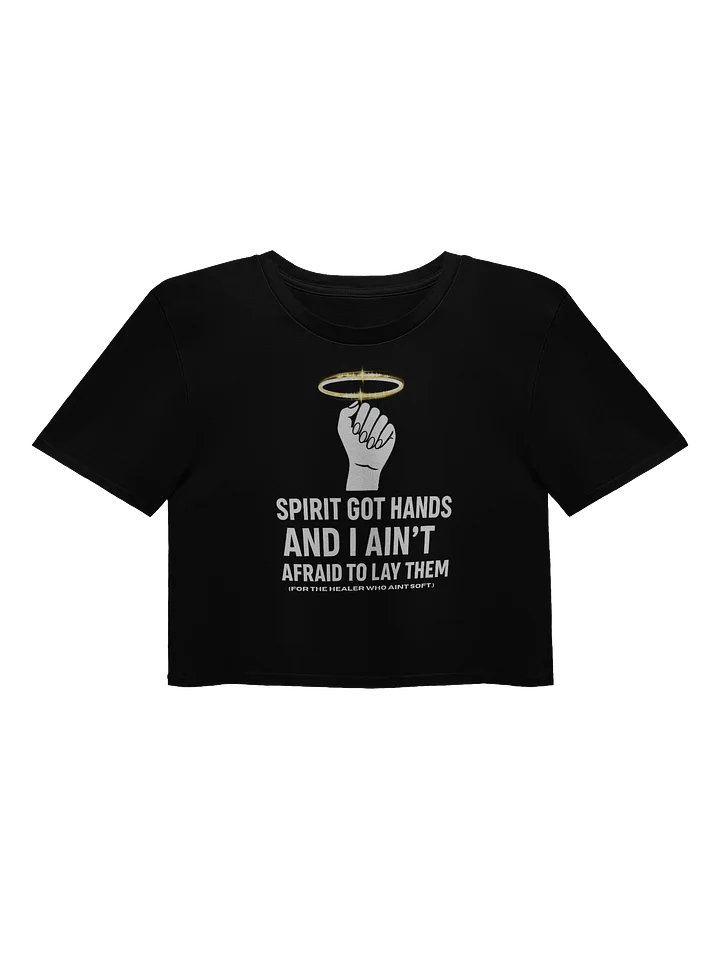 SPIRIT GOT HANDS CROP TEE product image (1)