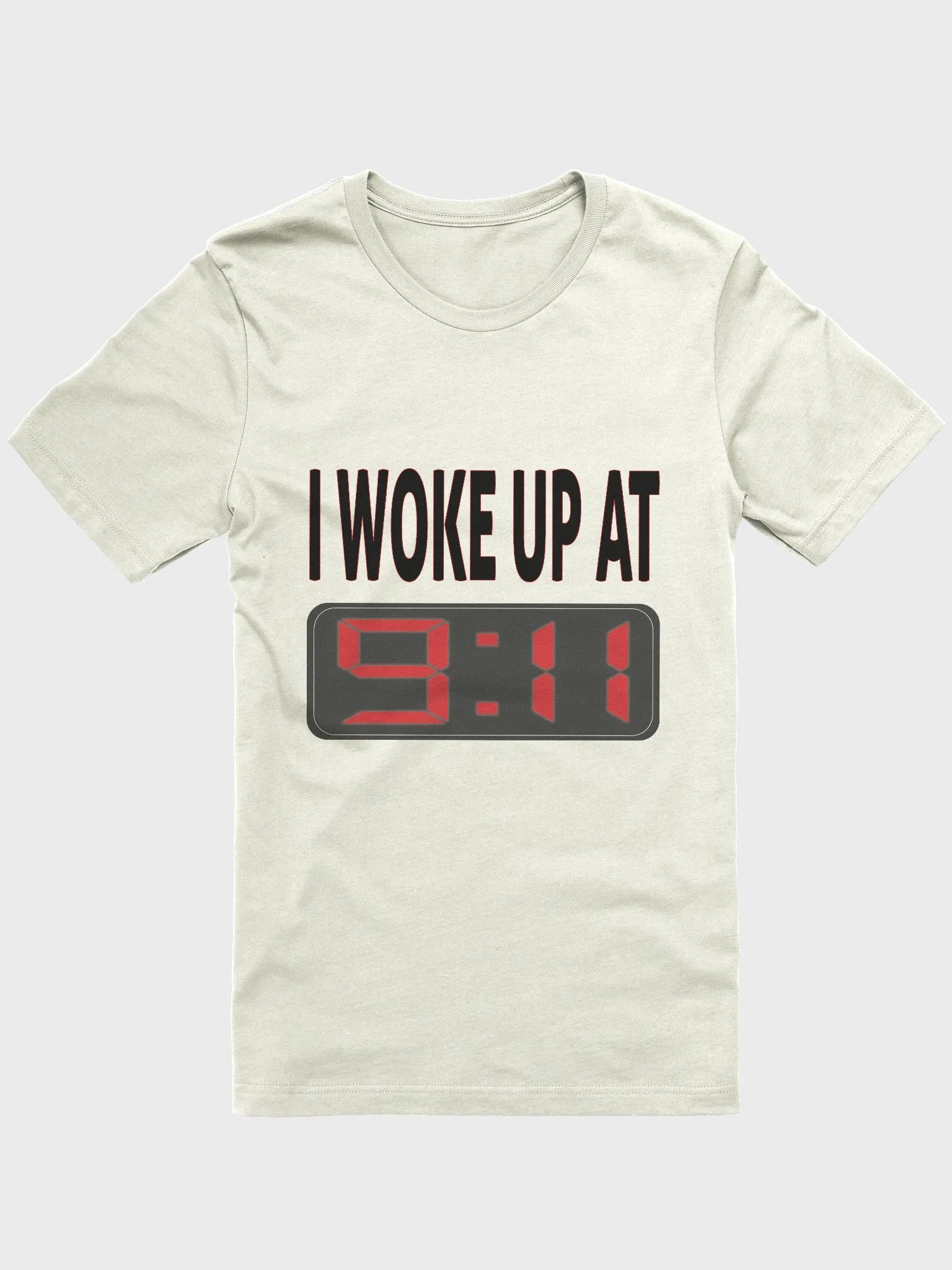 I Woke Up At 9:11 - Bella+Canvas Supersoft T-Shirt product image (2)