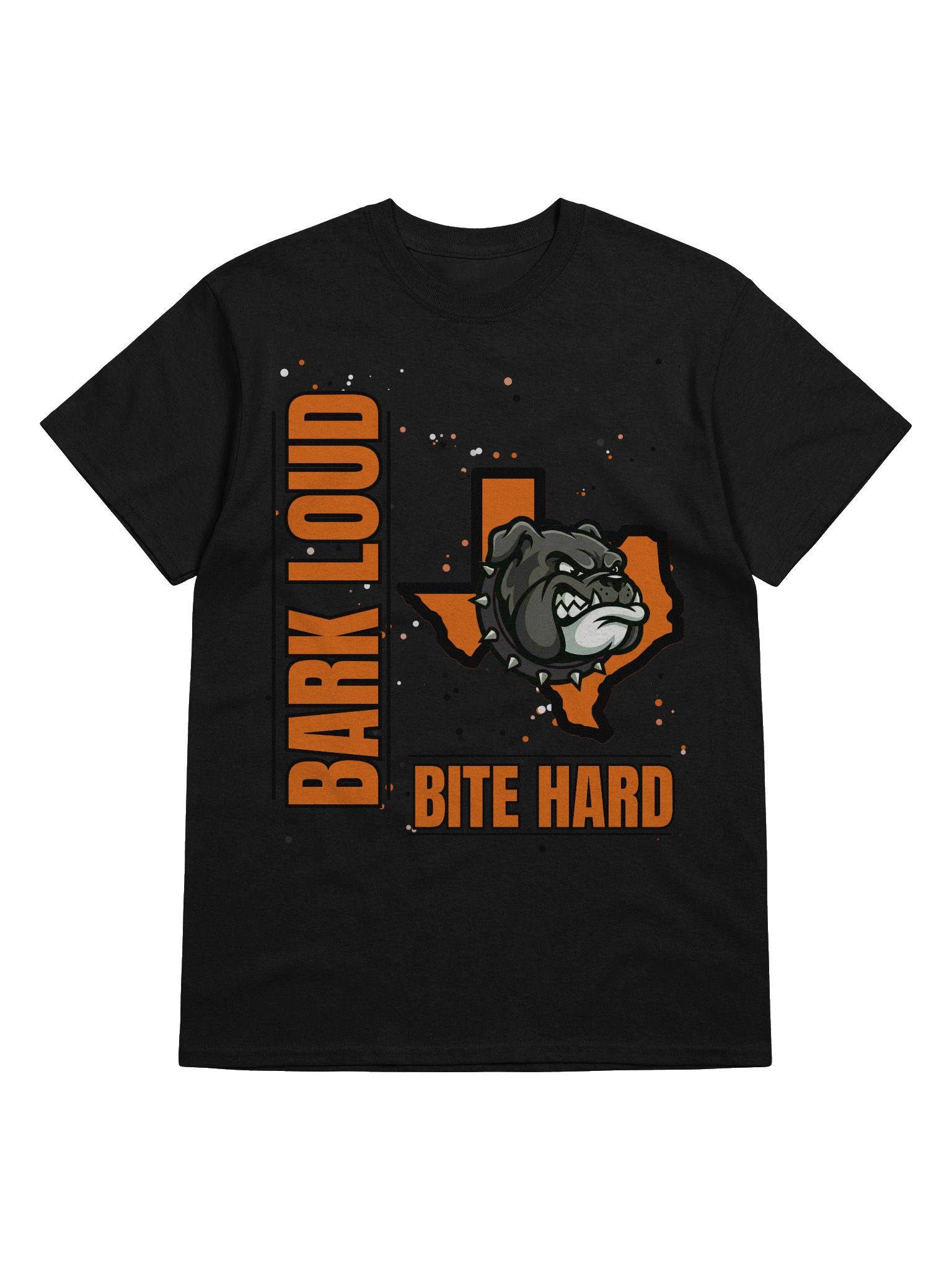 Bark Loud Spirit Tee - Black on Orange [READ DESCRIPTION FOR CUSTOMIZATION] product image (34)