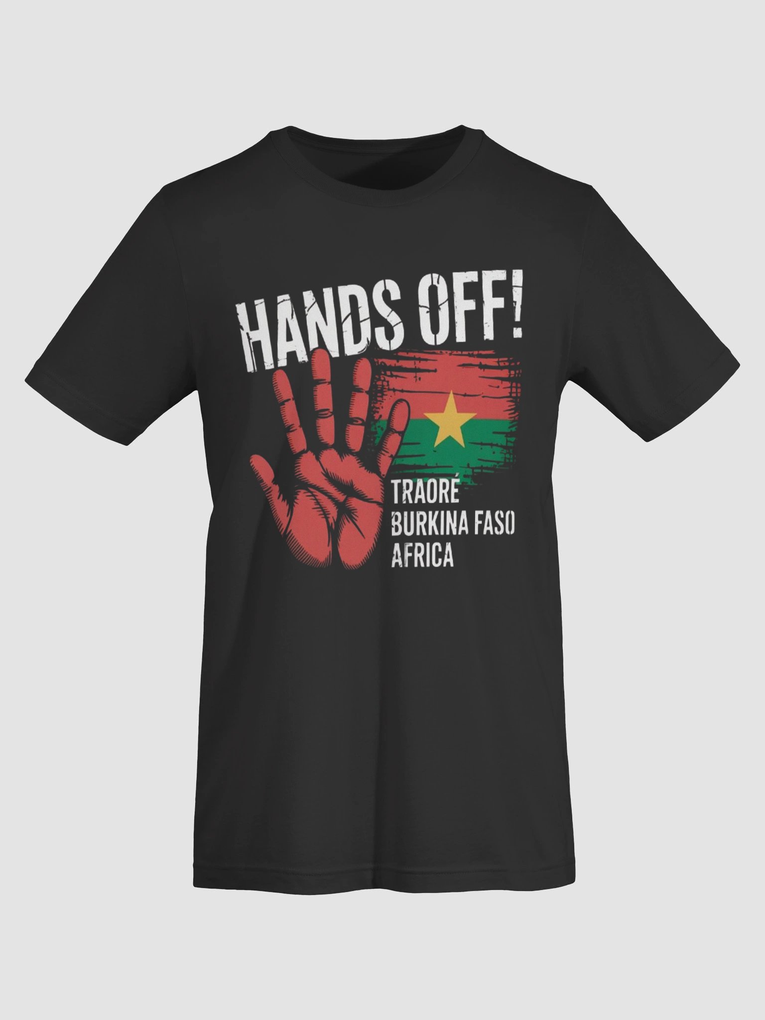 Hands off Traore Burkina Faso Flag Africa Ibrahim Traoré Supersoft T-shirt product image (67)