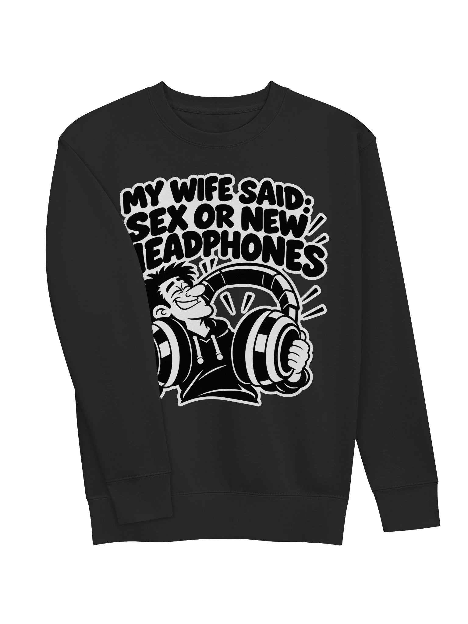 My Wife Said Sex or New Headphones - Long Sleeve T-shirt product image (3)