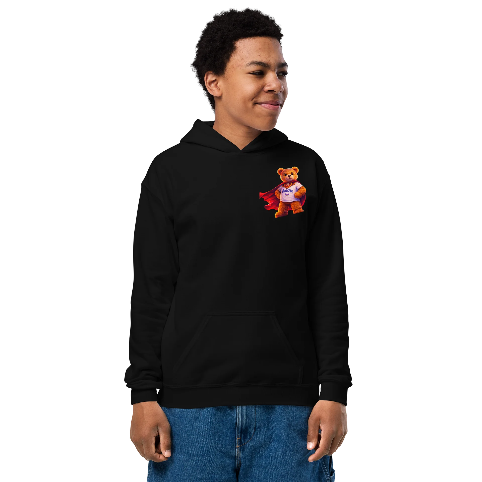 Bobzie Superhero Youth Hoodie | Brave By Nature Edition by FayzieBobs product image (3)