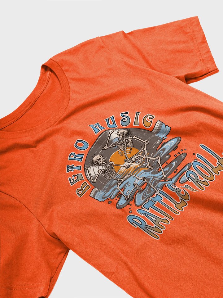 Retro Music Rattle n Roll Skeleton Dance T-Shirt product image (2)