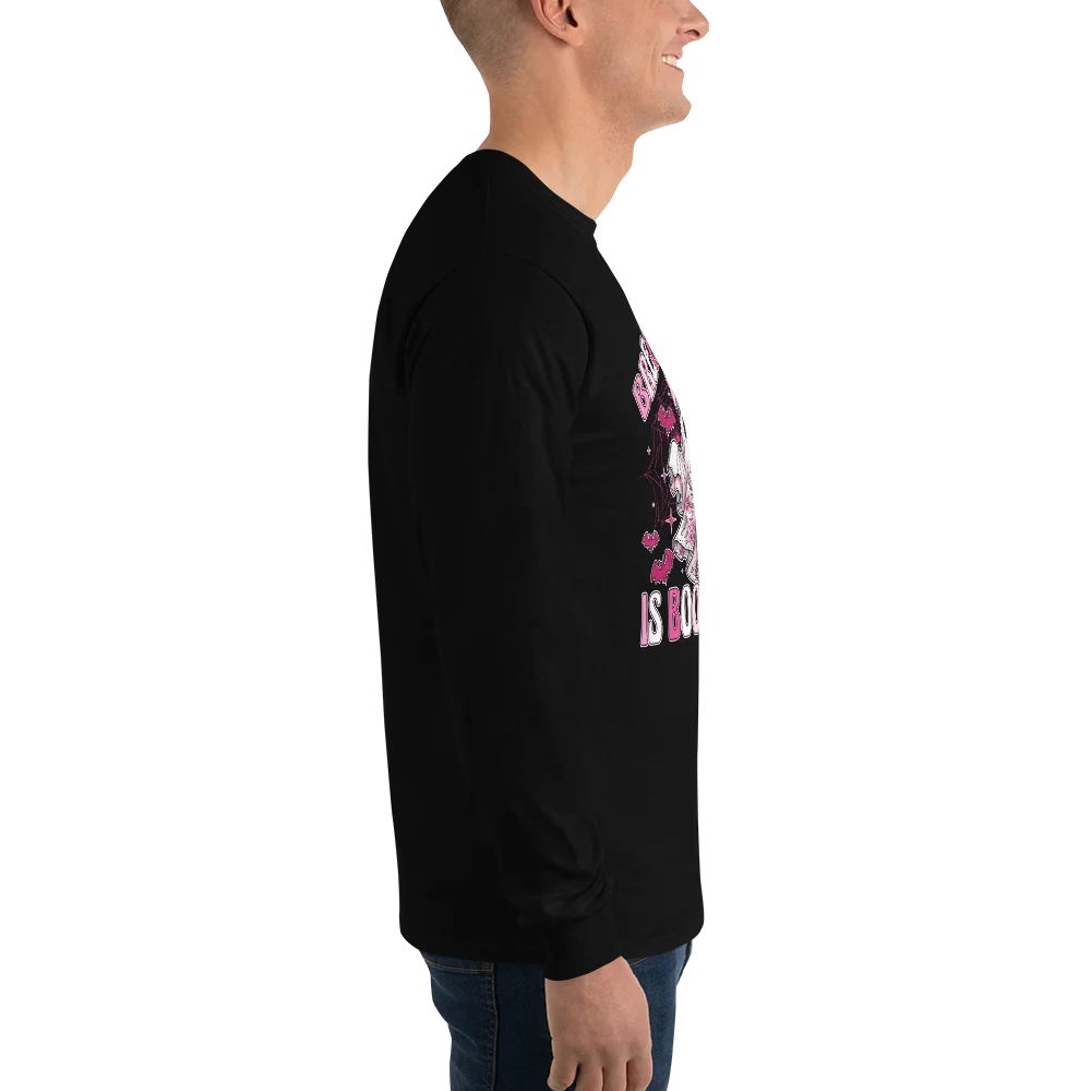 Breast Cancer is Boo Sheet Long Sleeve product image (8)