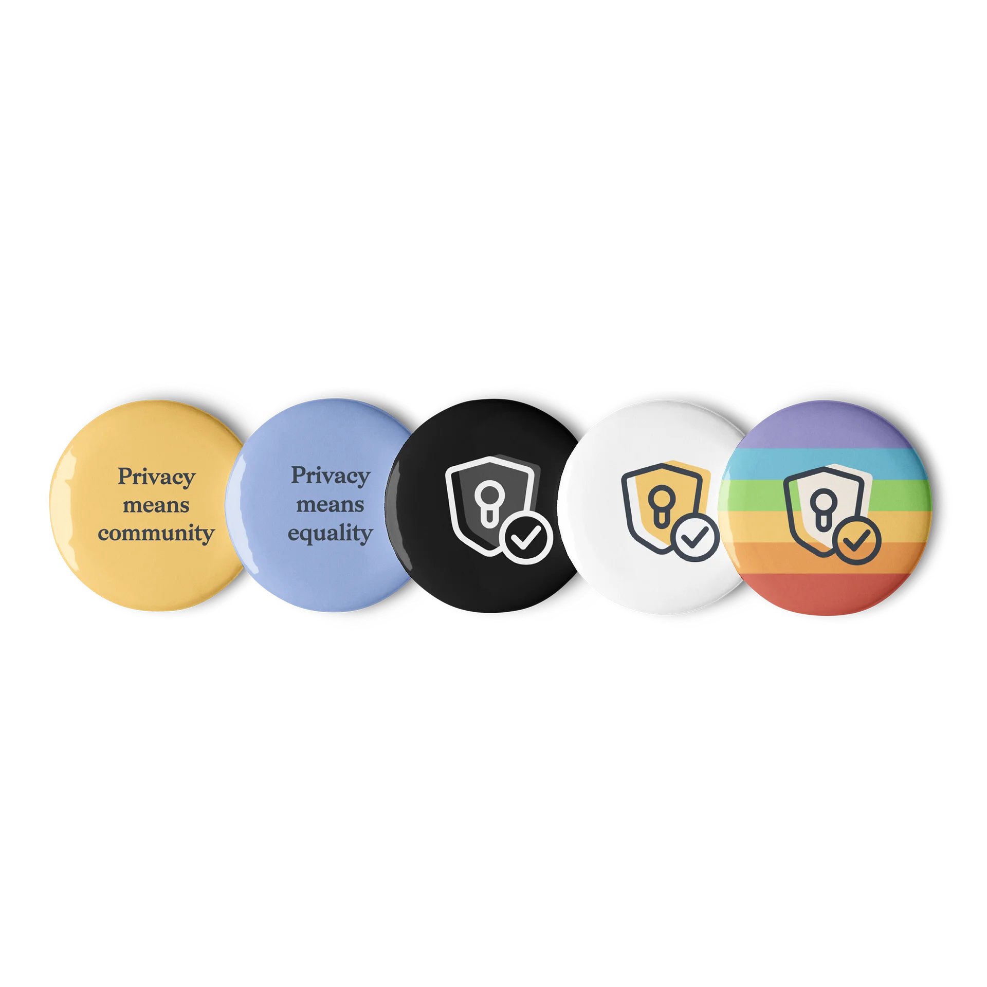 Privacy Means Many Things - Button Set 2 product image (1)