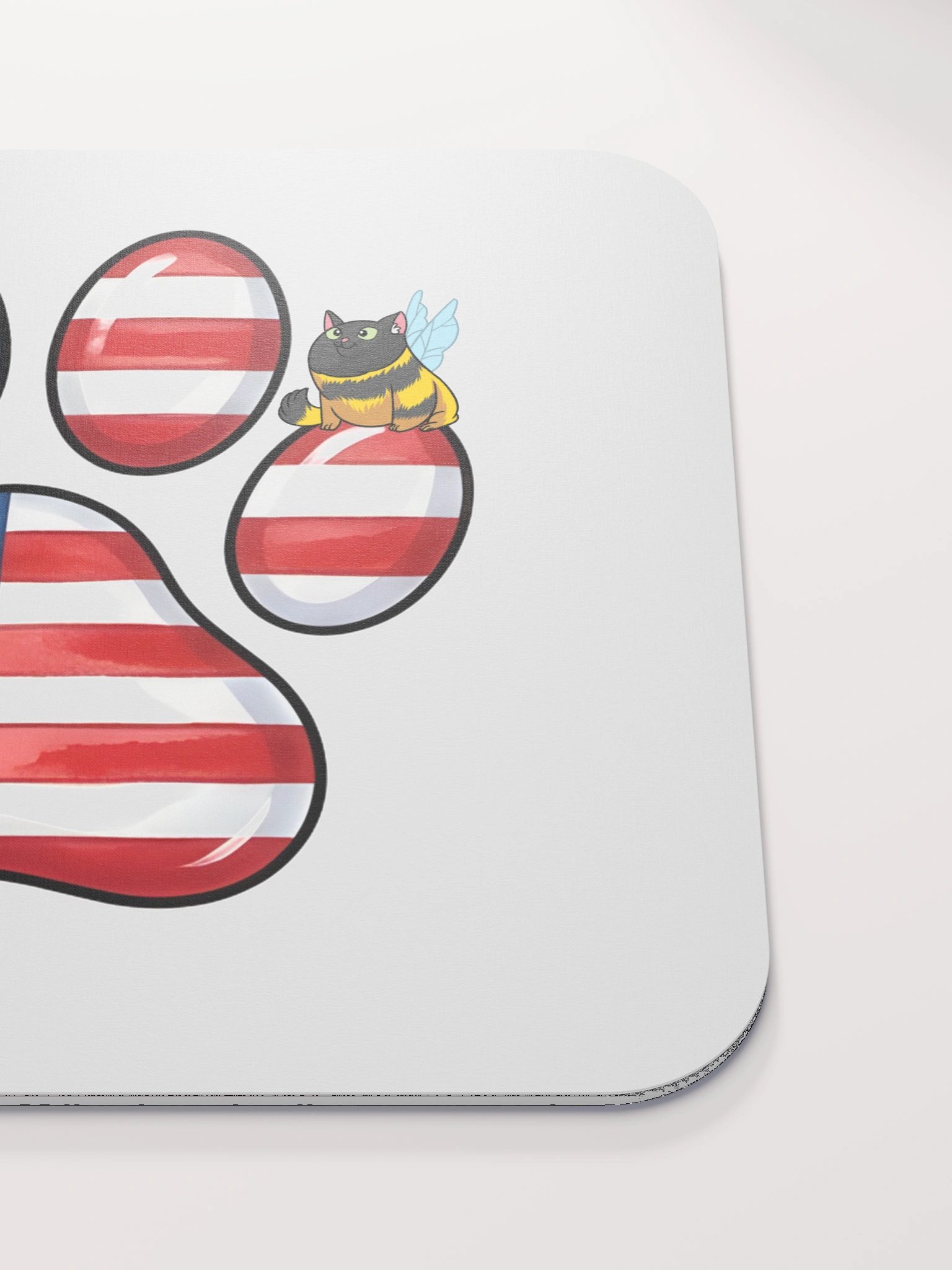 Patriotic Paw Print Mouse Pad product image (5)