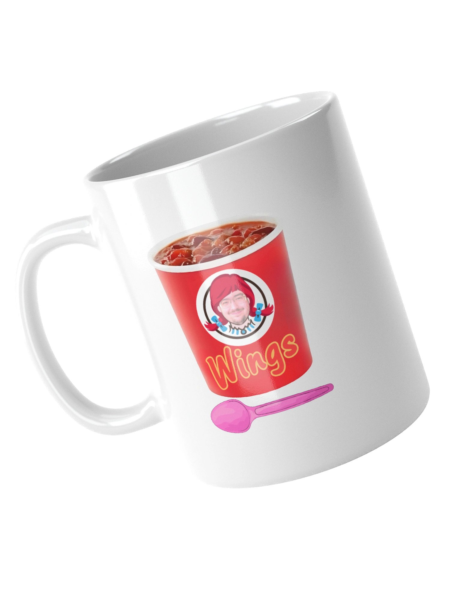 [WOR Shop] Wings Chili Cup - White Ceramic Mug product image (4)