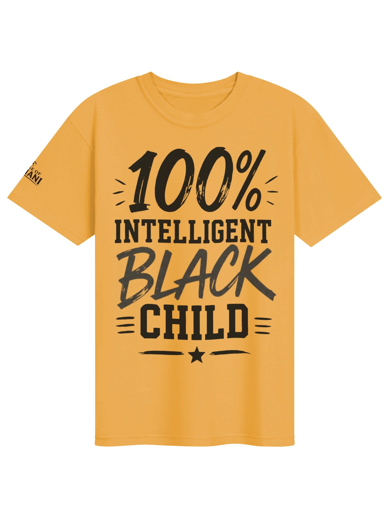 100% Intelligent Black Child Tee product image (41)