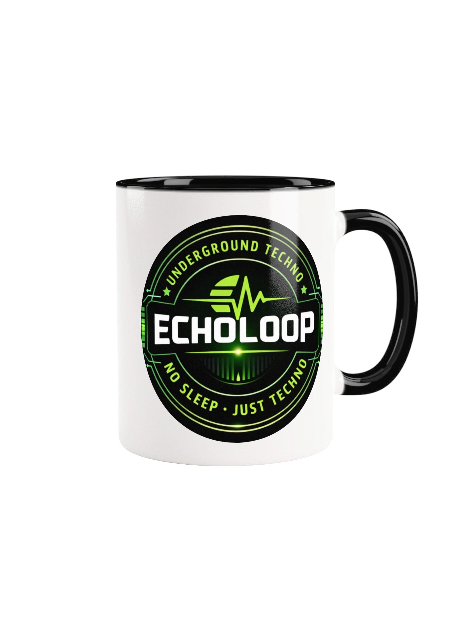 EchoLoop Minimal Logo Mug | Underground Energy Edition ⚡ product image (3)