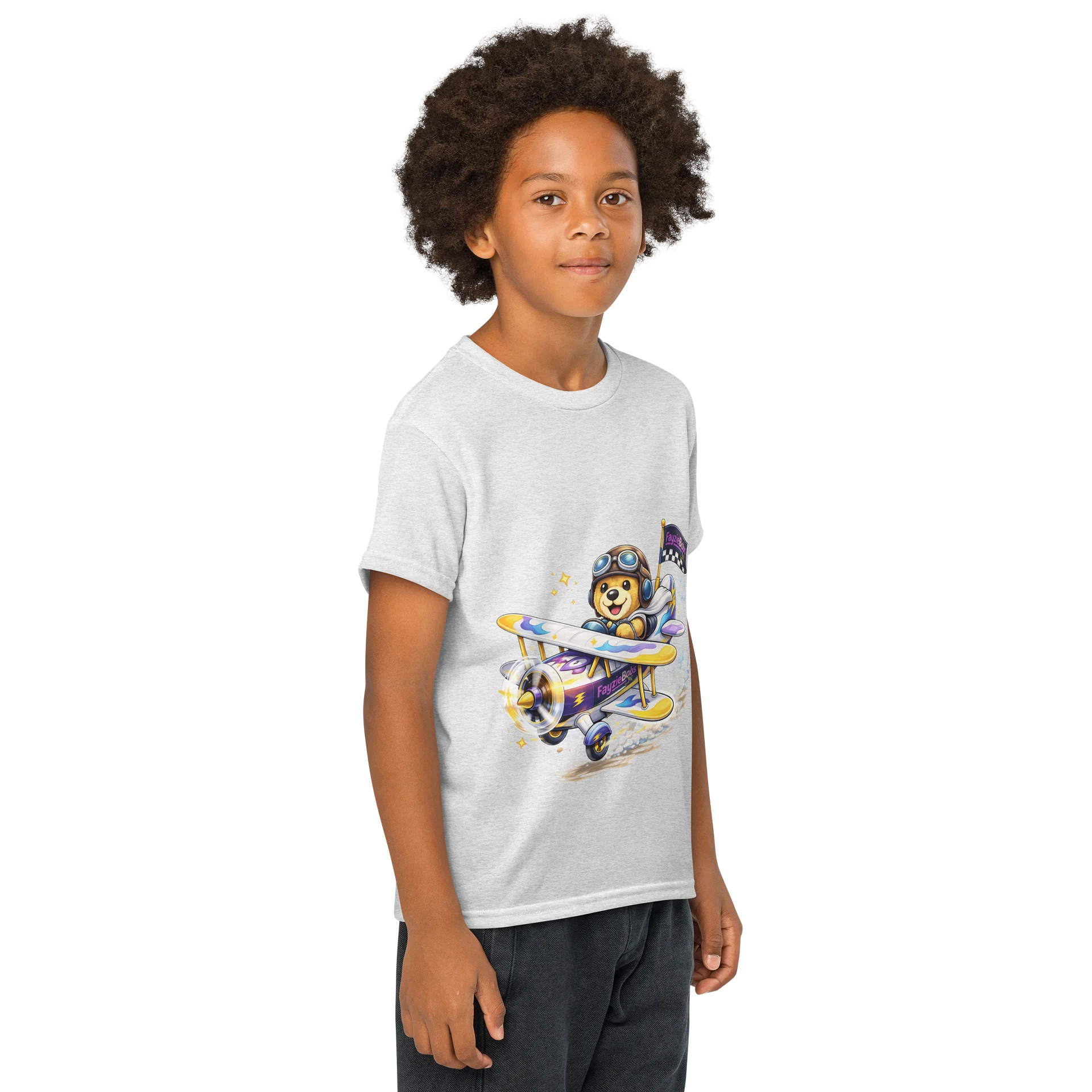 Bobzie Aviator Adventure Youth Tee | Explorer Edition by FayzieBobs product image (4)