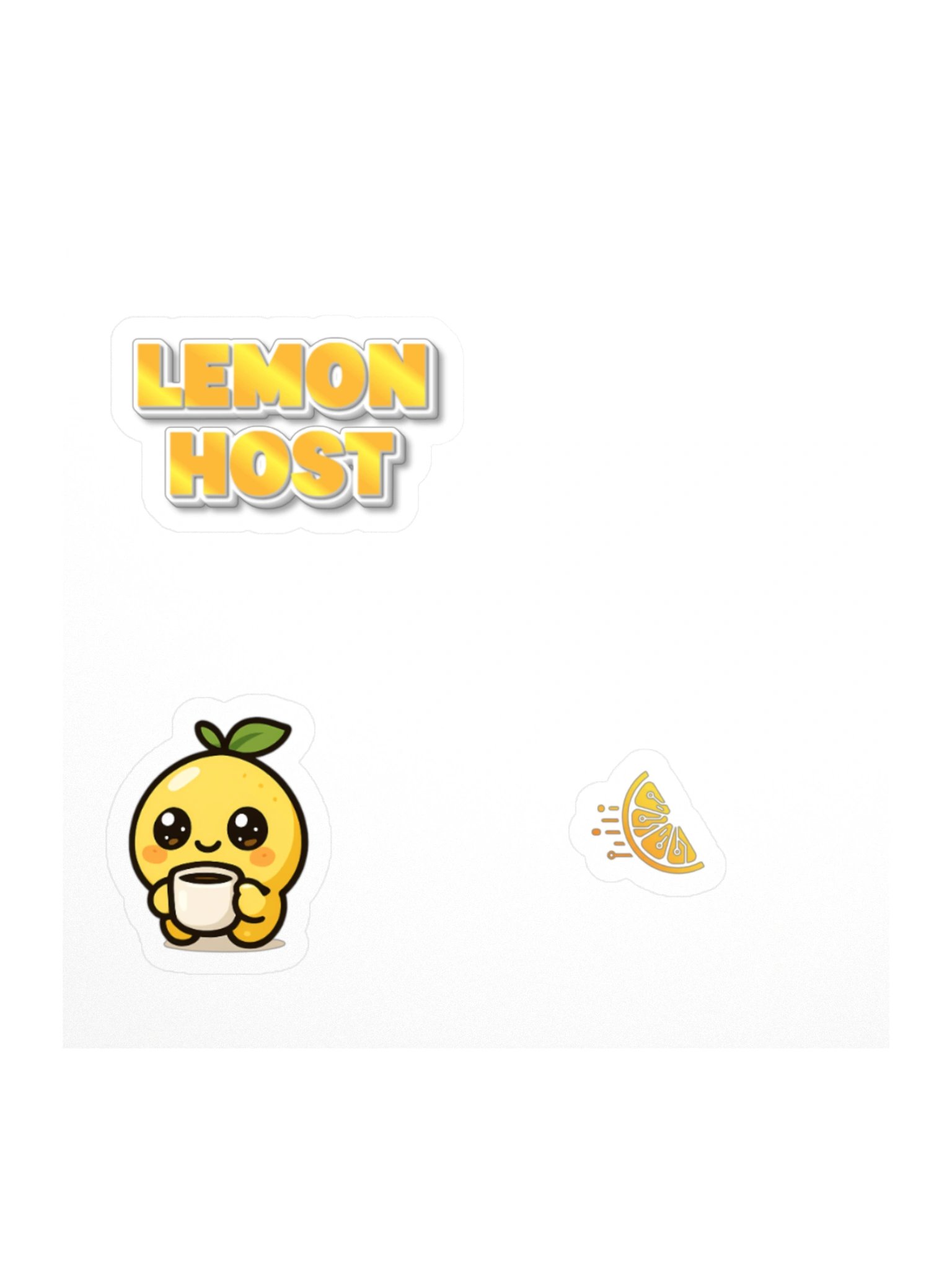LemonHost Sip & Smile Sticker product image (1)