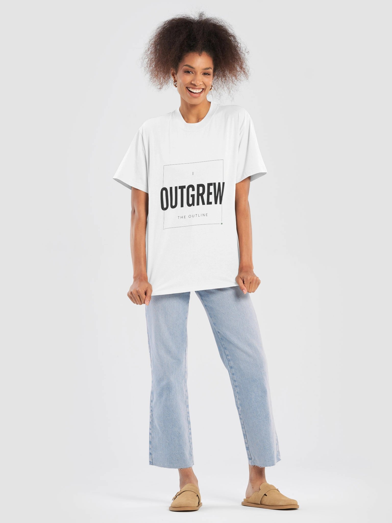Velyen Outgrew the Outline Unisex Oversized T-Shirt product image (7)