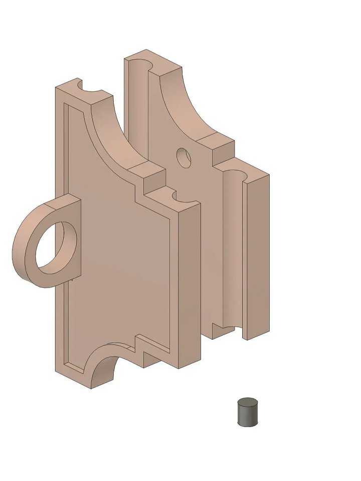 PVC Gate Detail Plate 3D Model product image (1)