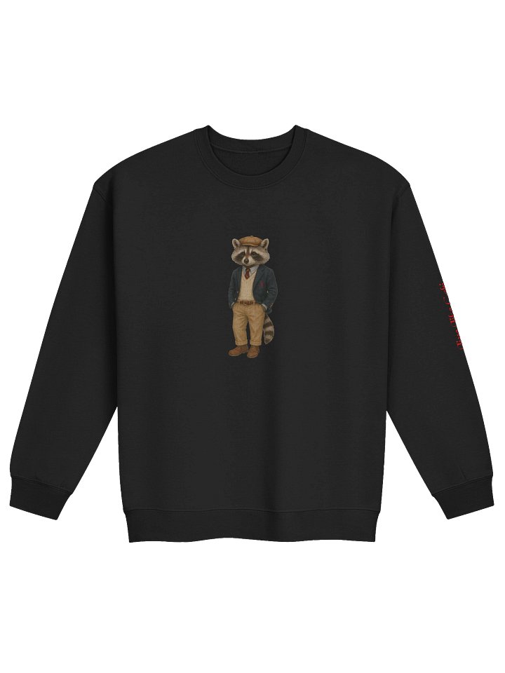 Live Like Gabi Signature Male Raccoon Crewneck Sweatshirt product image (1)
