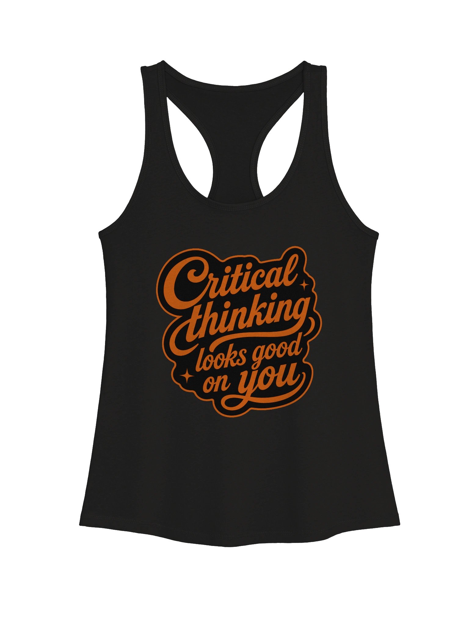 Critical Thinking Looks Good On You - Women’s Racerback Tank Top product image (3)