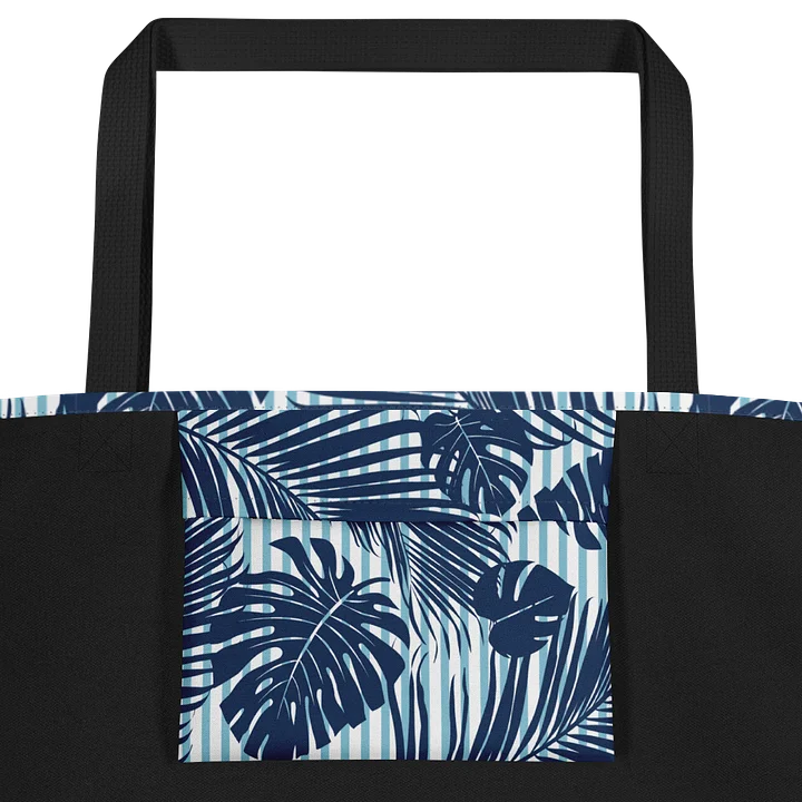Palm Tree Leaf Large Tote Bag: Function Meets Fashion product image (2)
