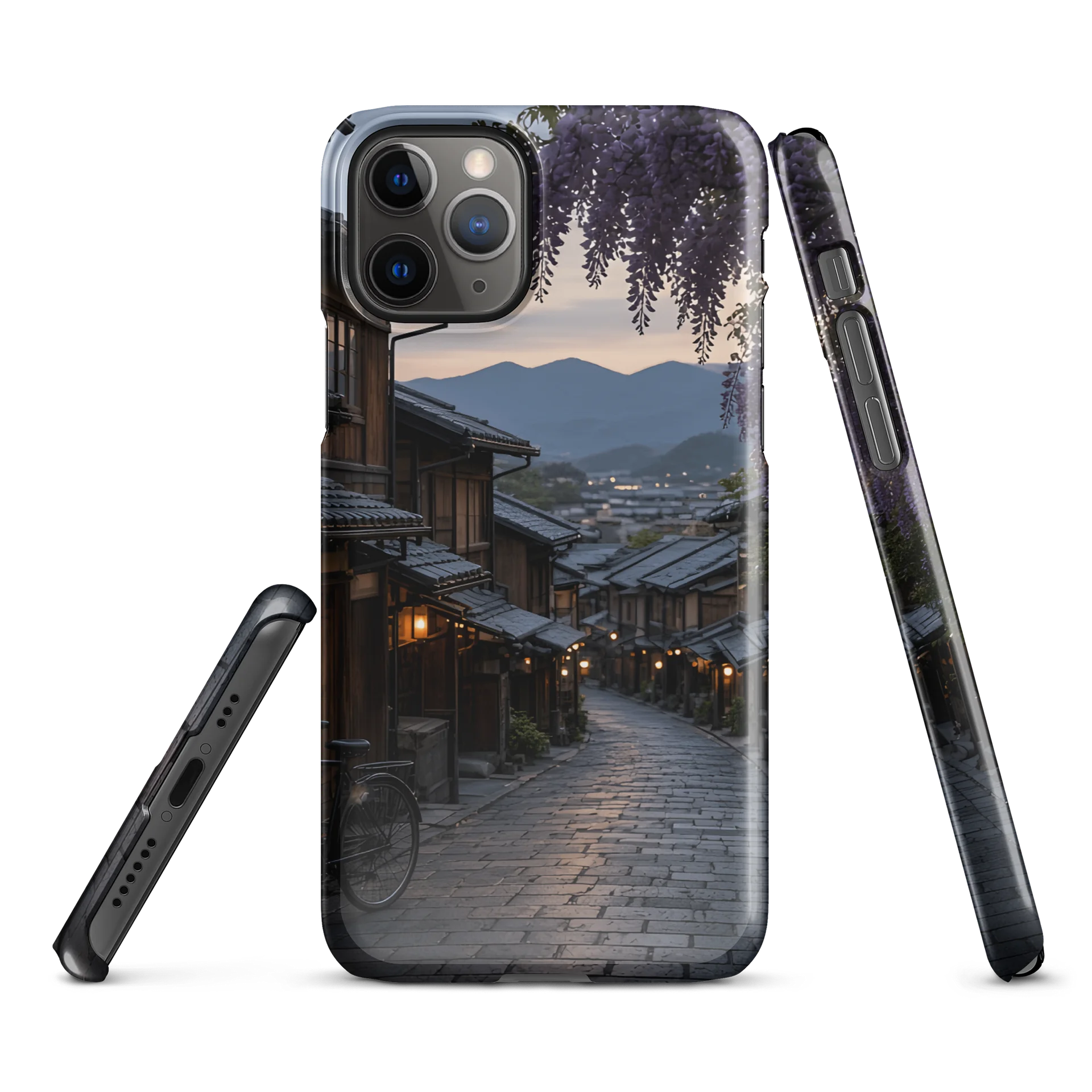 Traditional Japanese Street Wisteria Evening iPhone Snap Case product image (2)