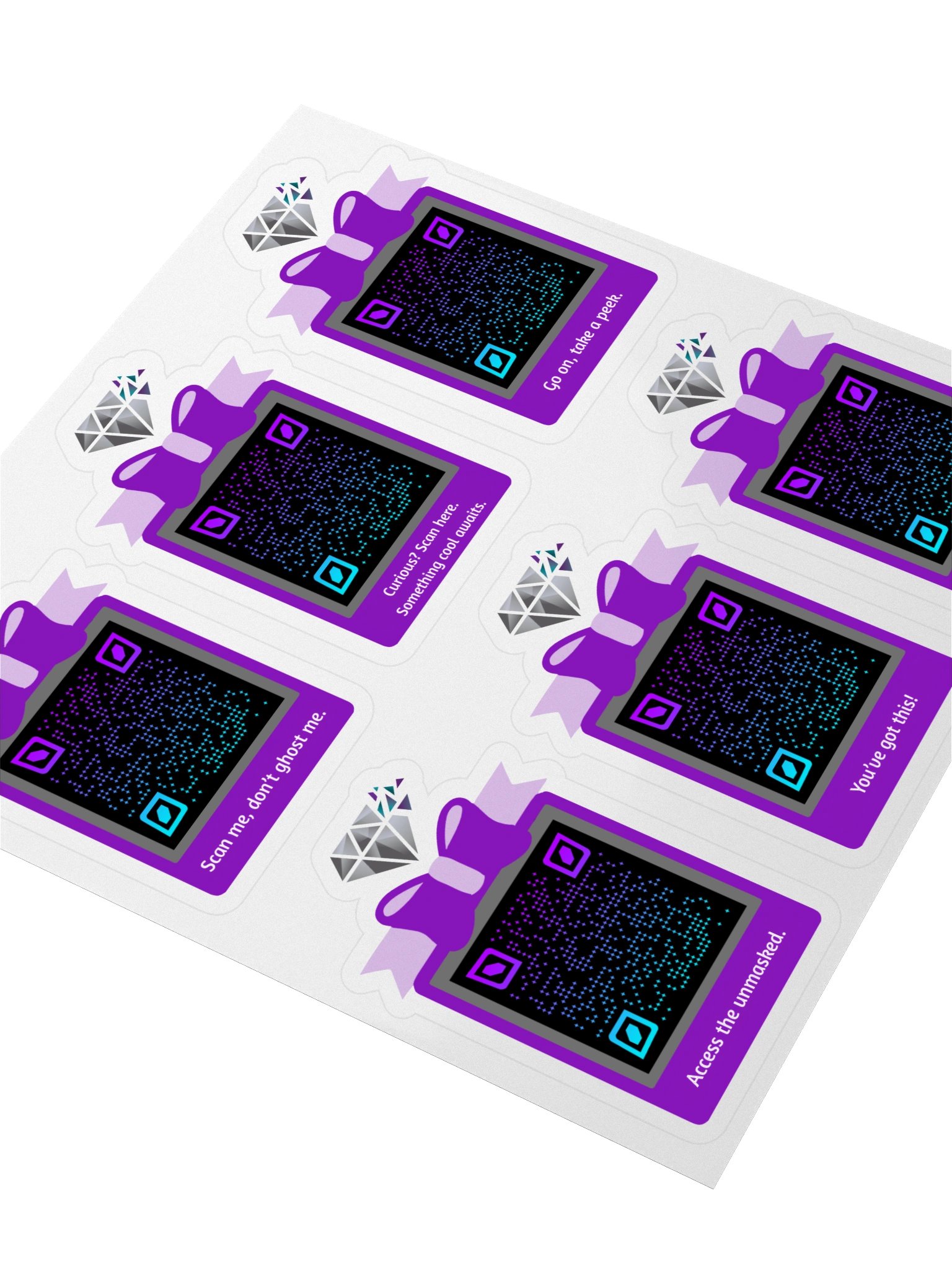 QR Code Sticker Sheet 2 - Multid Store product image (3)