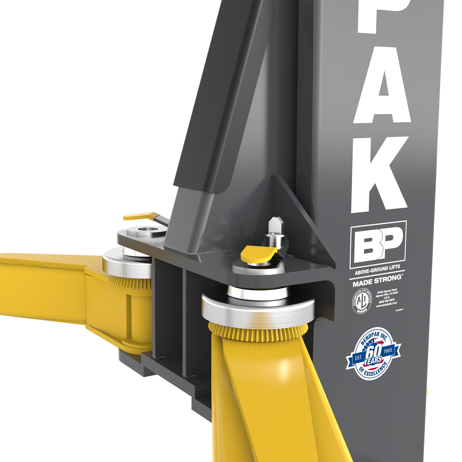 BendPak 9APF Open-Top Two-Post Lift for Low Ceilings - 9,000 lb Capacity product image (4)