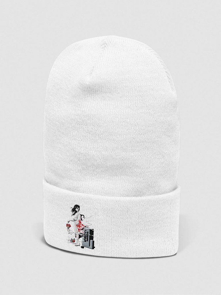 Bloodstained Peony Cuffed Beanie product image (41)
