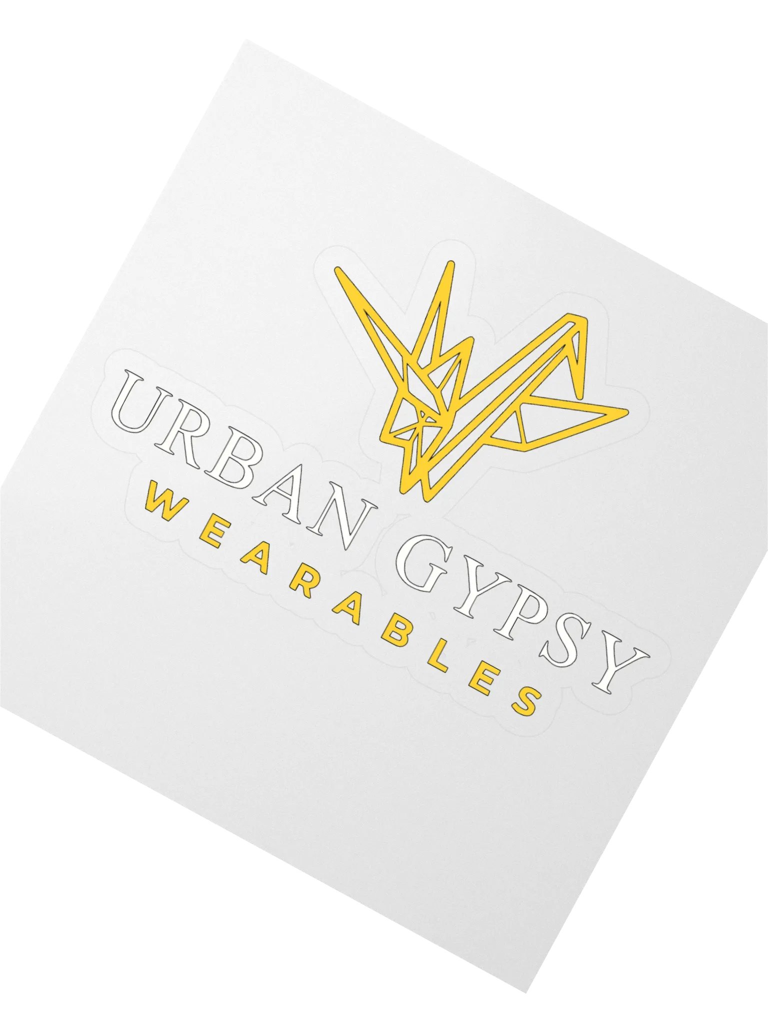 Origami Swan Kiss Cut Stickers product image (2)