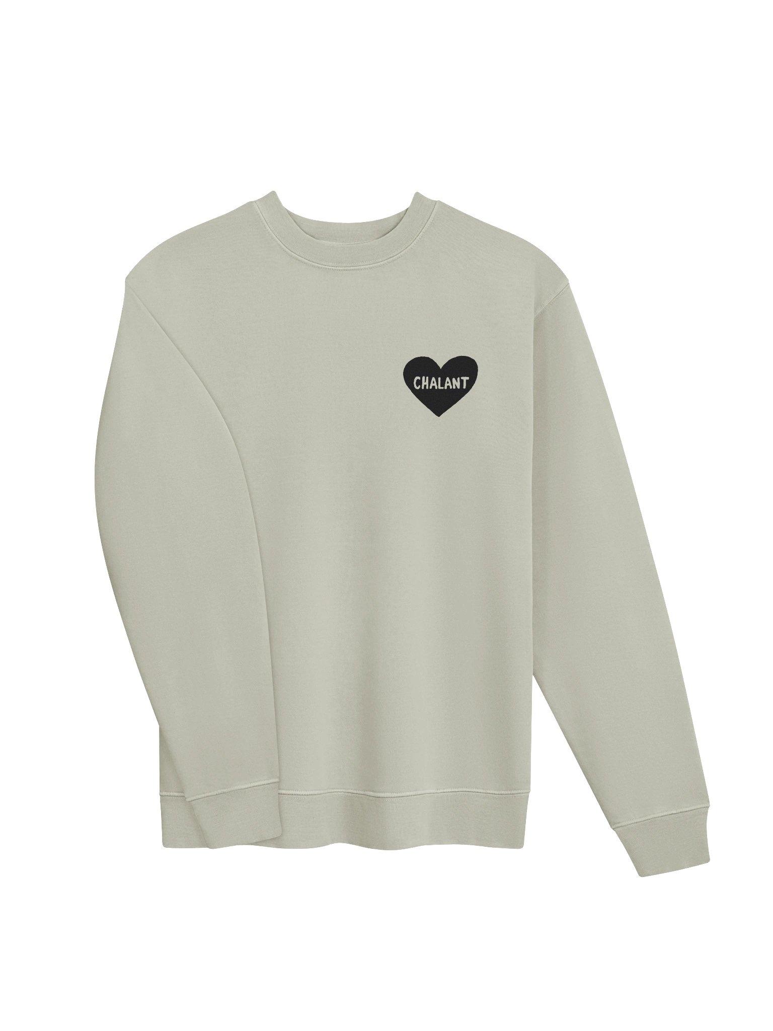 < CHALANT 3 variant #1a1a1a pigment dyed crew product image (3)
