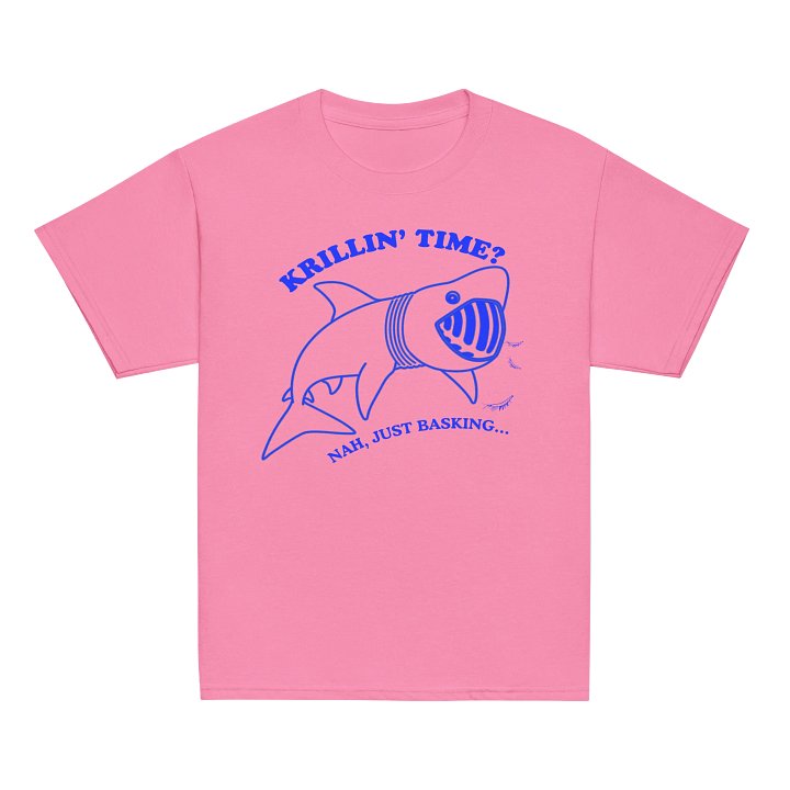 Basking Shark - Krillin' Time? Funny Shark Shirt product image (15)