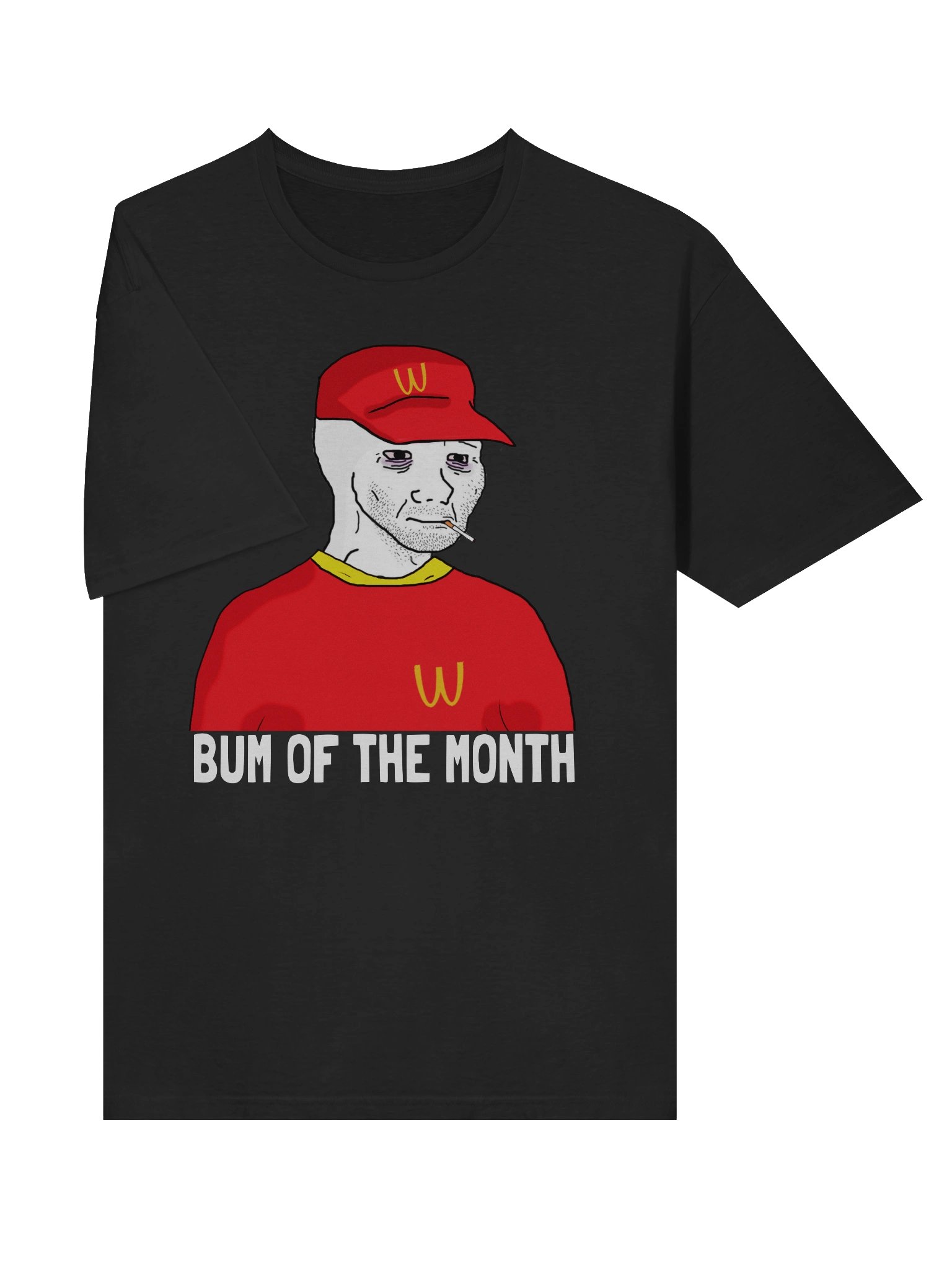 Wojak Tee - Bum of the month (WAGEDONALD) 🔥🍔 product image (5)