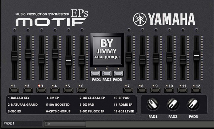 Yamaha Motif XF8 product image (1)