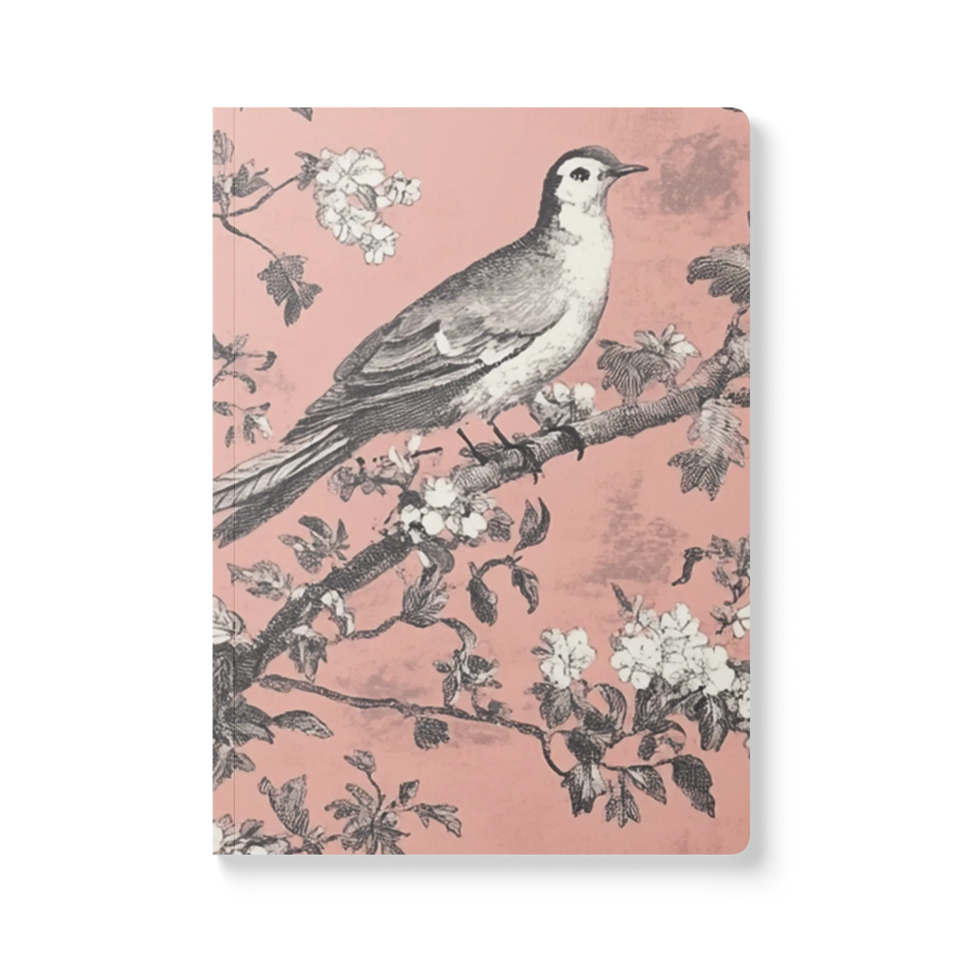 Softcover pink French toile notebook | French toile journal product image (1)