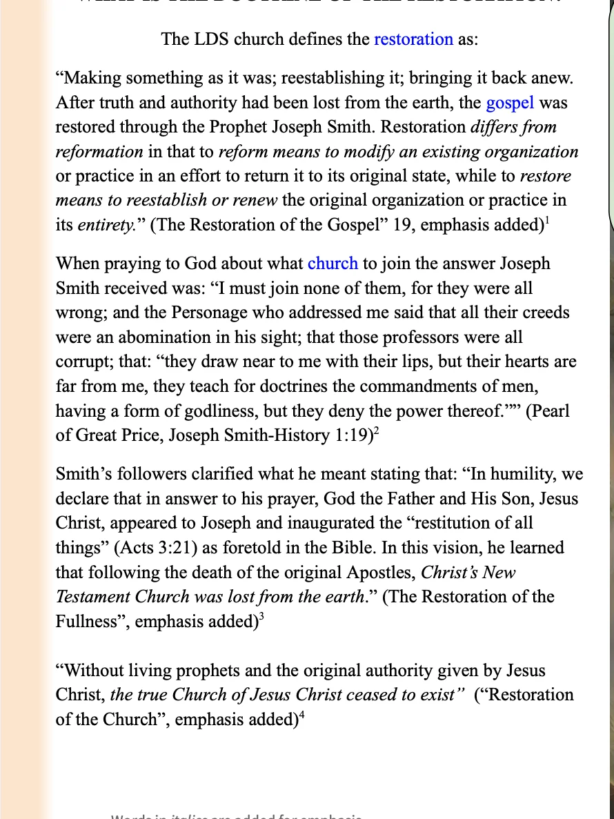 The Apostasy & Restoration: What Does the Bible Say? - PDF Pamphlet product image (5)