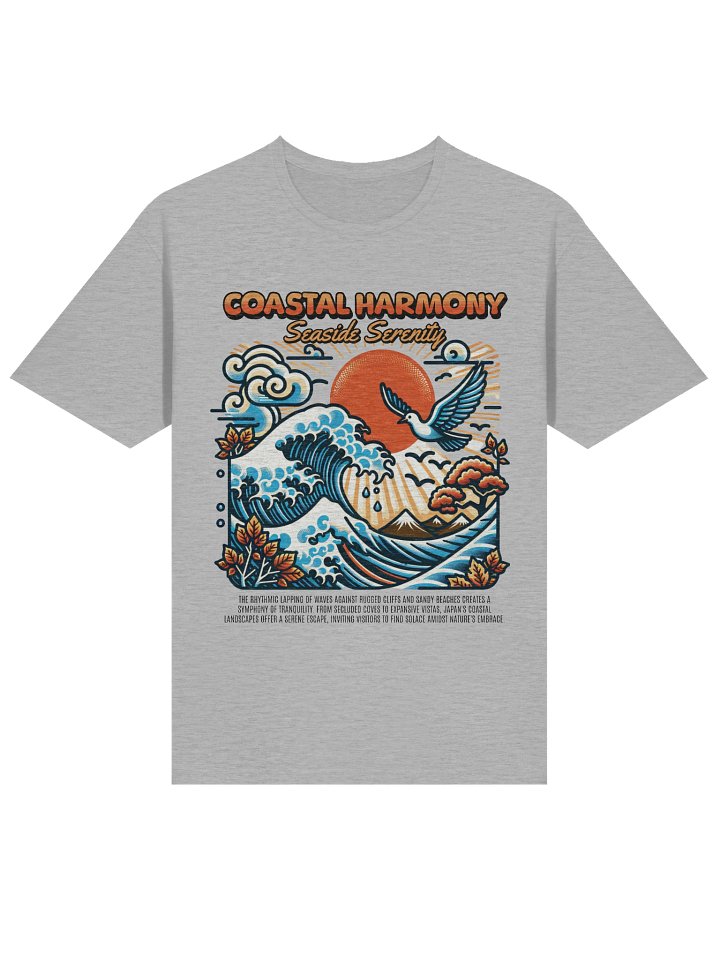 Coastal Harmony Seaside Serenity T-Shirt - Gildan Softstyle product image (2)