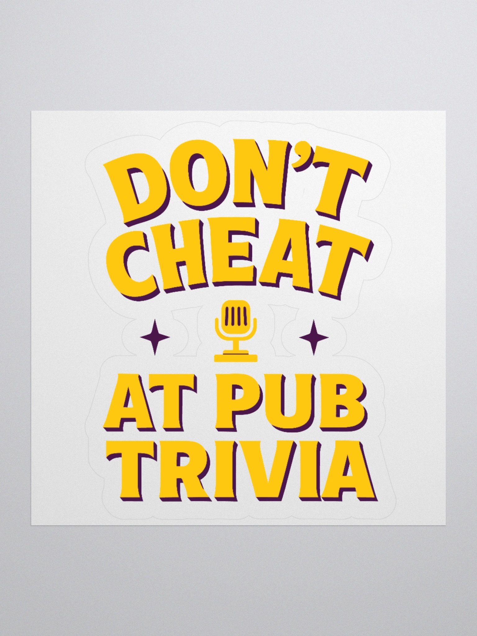 Don't Cheat Stickers product image (1)