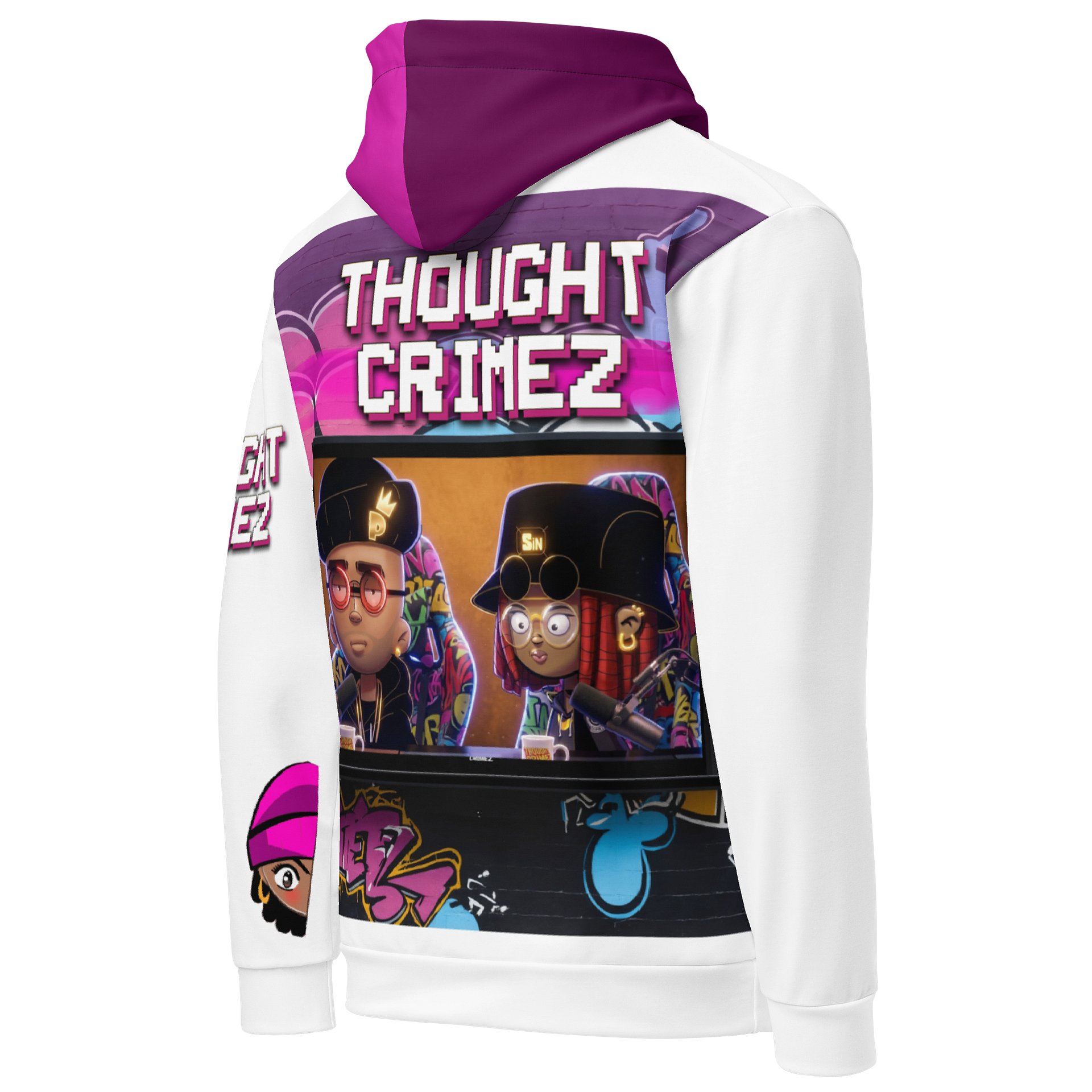 Graffiti Crimez Podcast Street-Art Hoodie product image (4)
