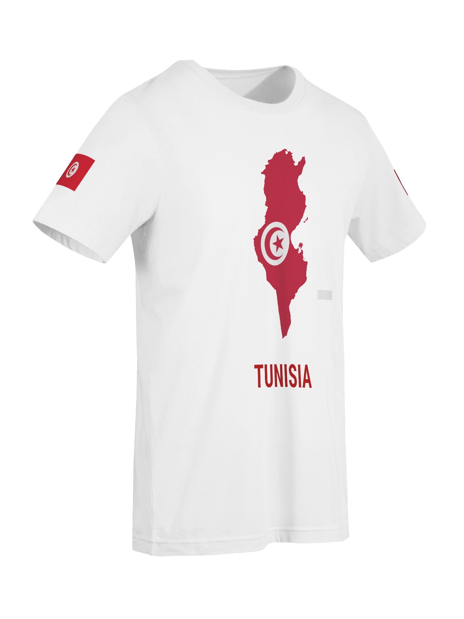 Tunisia 2026 World Cup Flag Tee Premium 3-End Fleece product image (74)