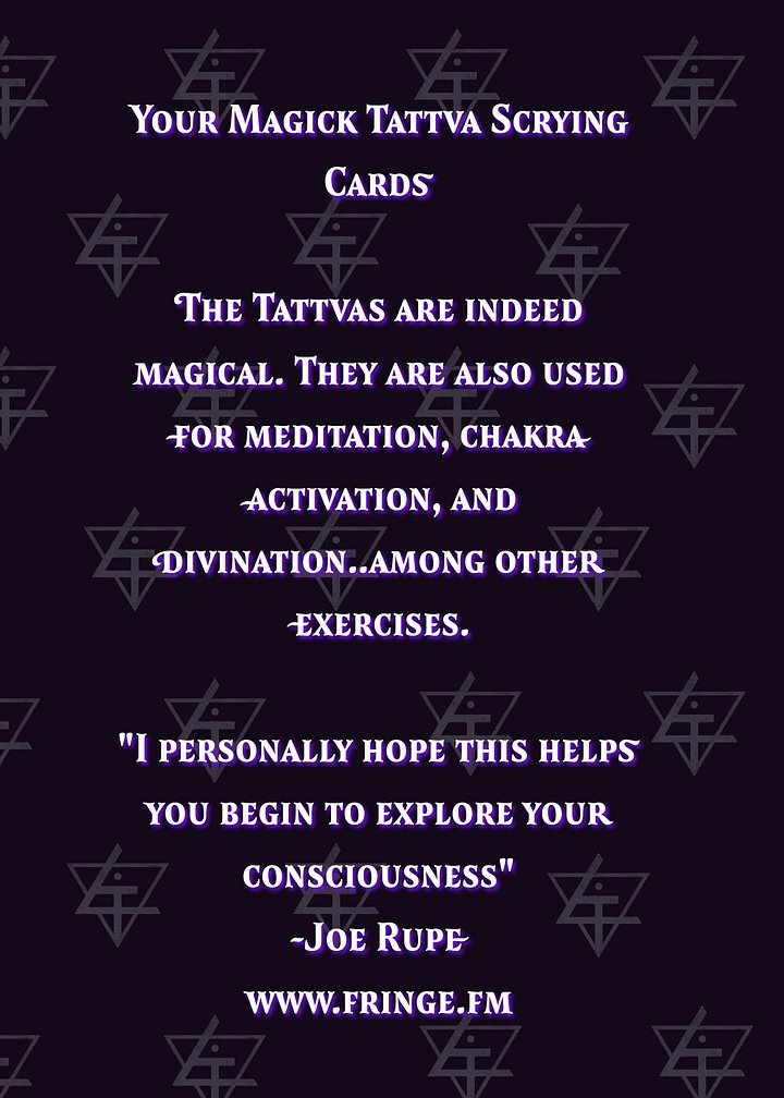 Voidwalker Tattva Cards With Flashing Colors product image (1)