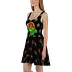 Reggae Lioness All-Over Print Skater Dress