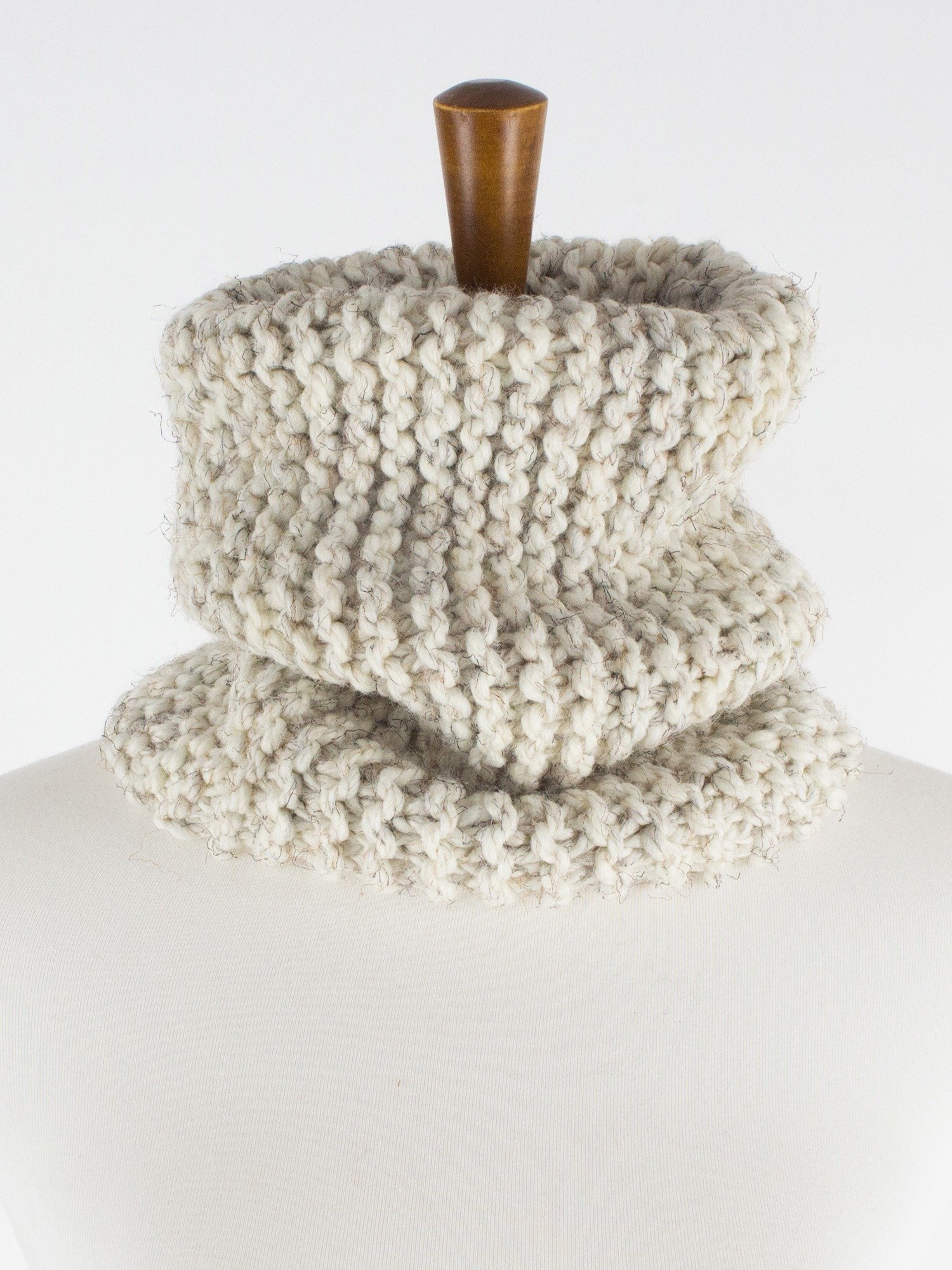 Simple Garter Stitch Cowl Pattern - Humility product image (1)