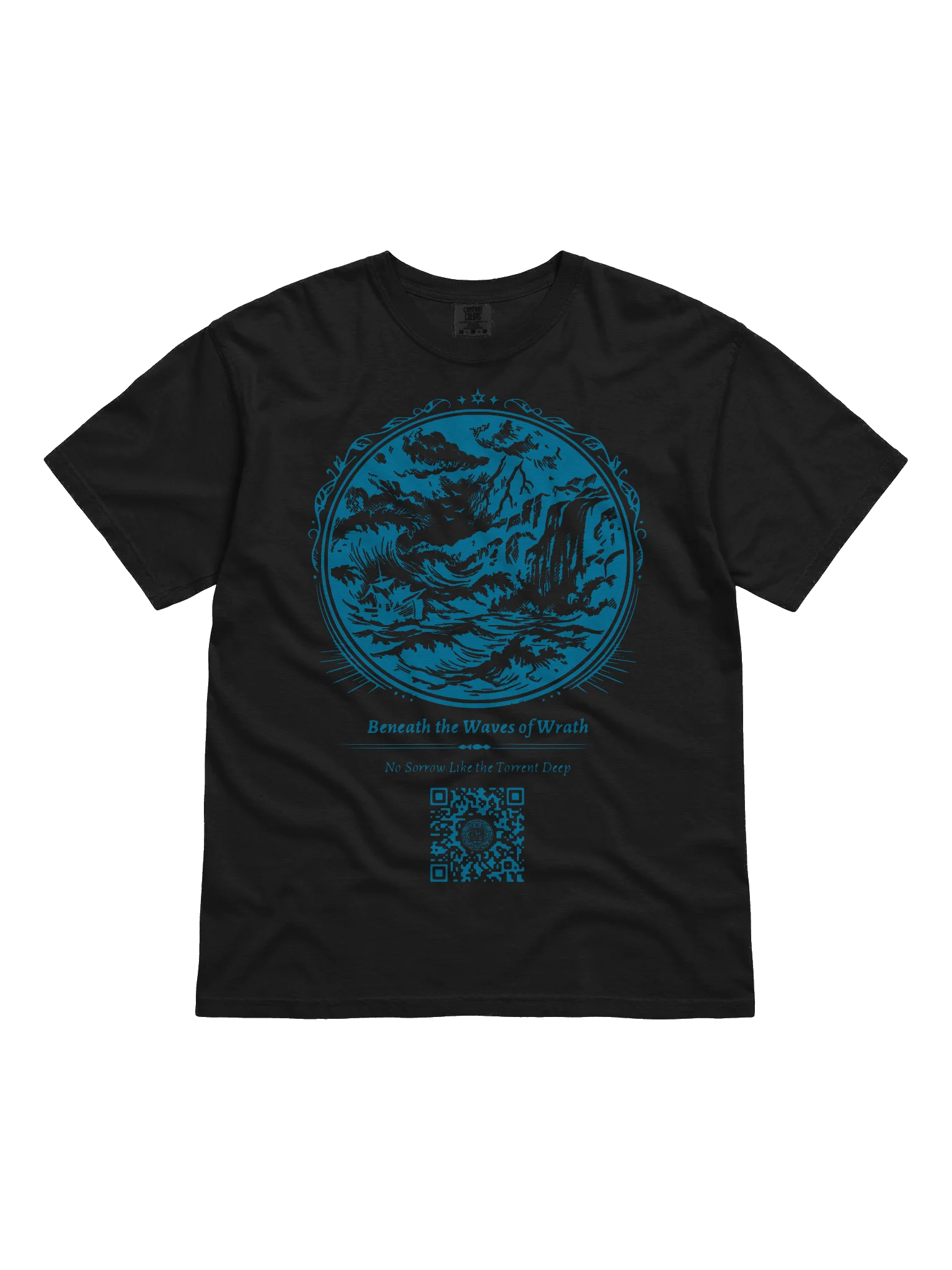 Waves of Wrath (Color on Black/White) product image (1)