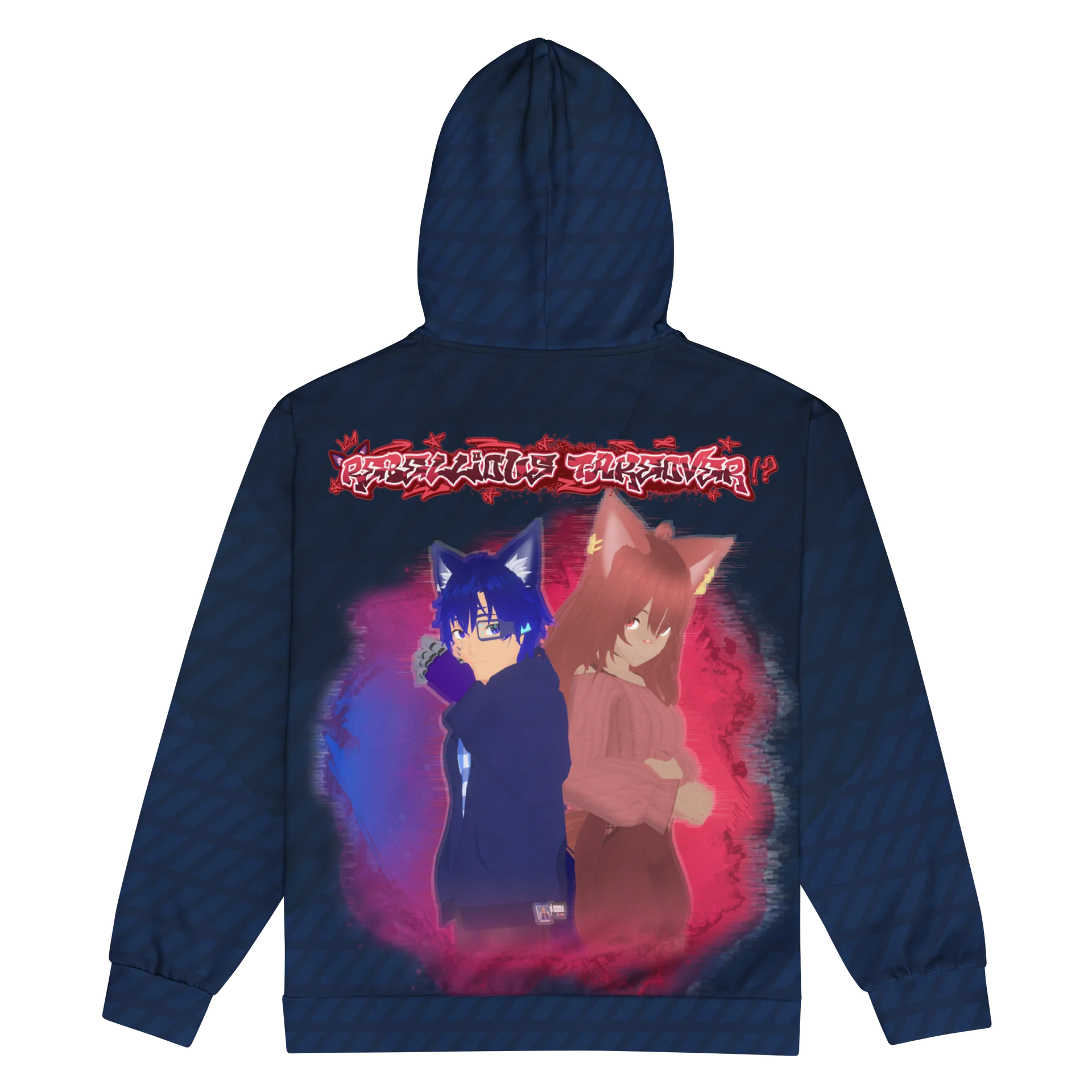 Rebellious Takeover - Deren & Phenn Anniversary Zip-Up Hoodie product image (2)
