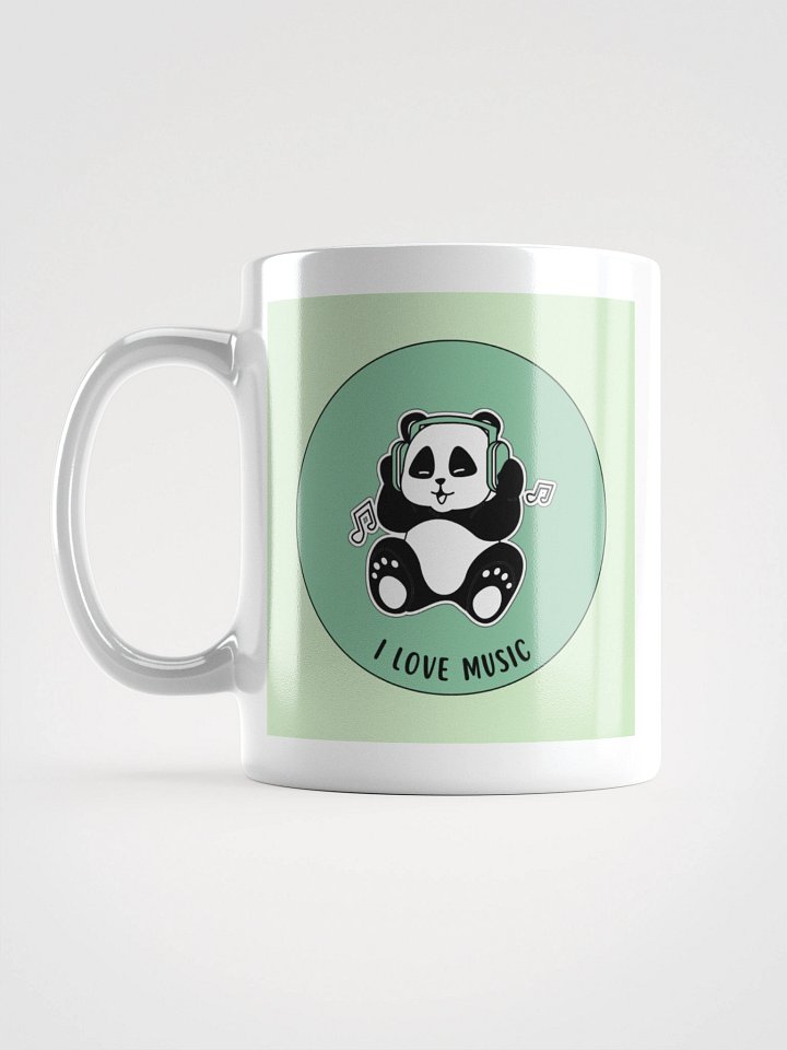 I Love Music Panda mug product image (1)